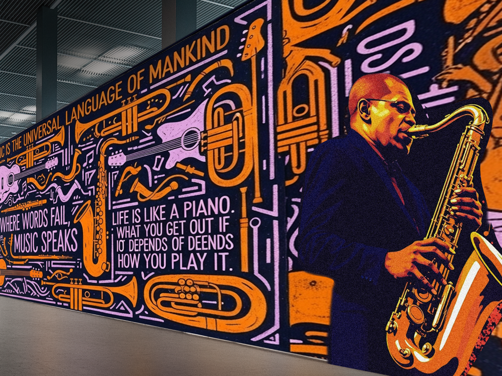 School-Wall-Graphic-Music Themed